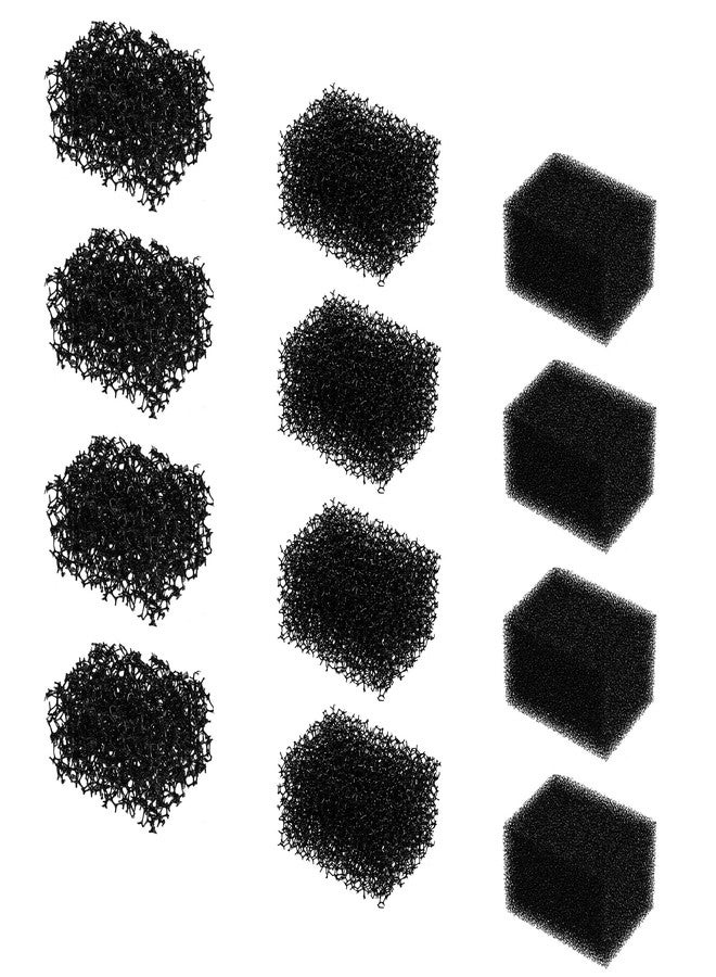 Aysatogc Stipple Sponges, 12Pcs Sfx Makeup Sponges Special Effects Makeup Must Haves Face Make up Tools for Texture Beard Freckle Halloween Make up Cosplay Party Art Shaping Special Effects (Black) - Image 1
